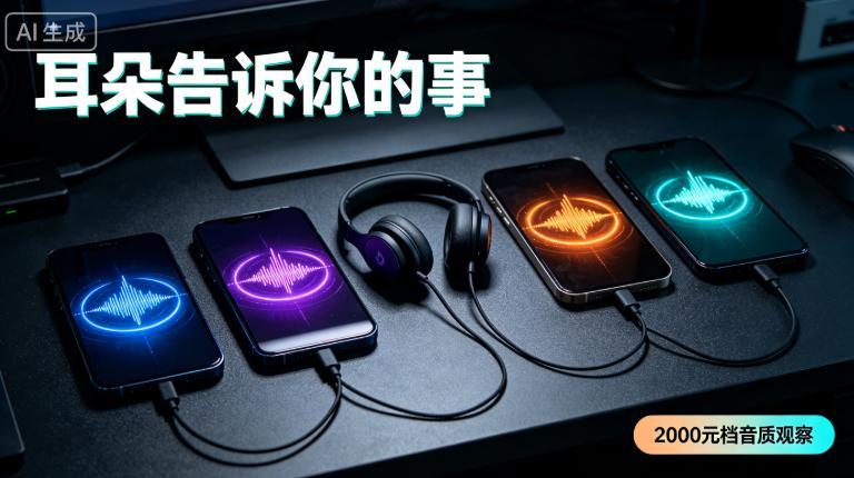 2000元档手机别光看跑分！插根耳机，音质差距藏不住了
数码圈总爱卷跑分，骁龙、