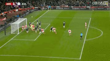 建议以后阿森纳比赛的时候，直接把小禁区线涂掉吧！英超第19轮阿森纳主场对阵阿斯顿