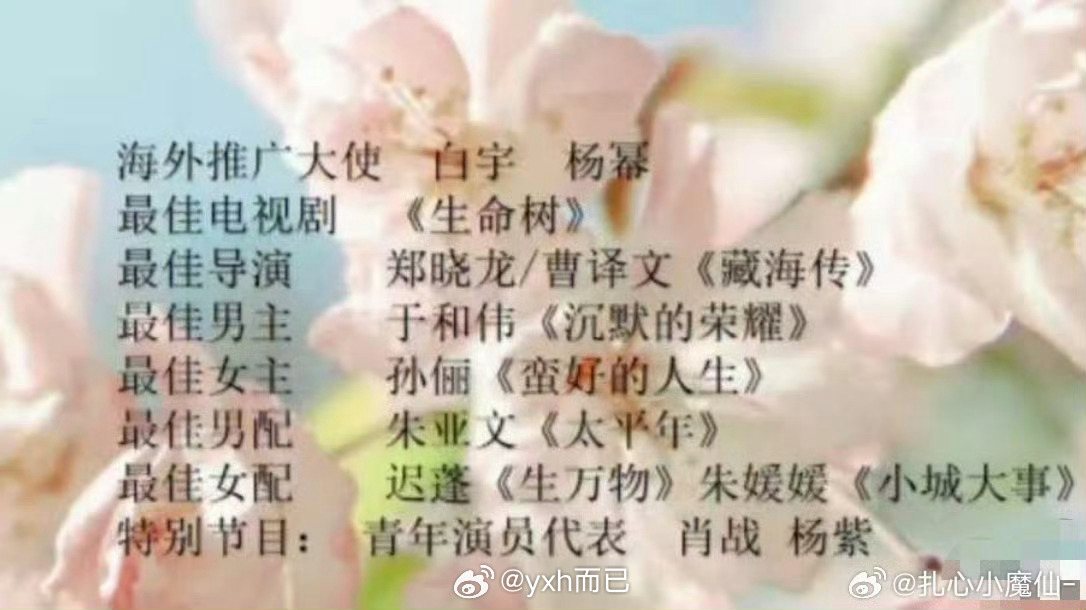 白玉兰内场我感觉这个挺真 