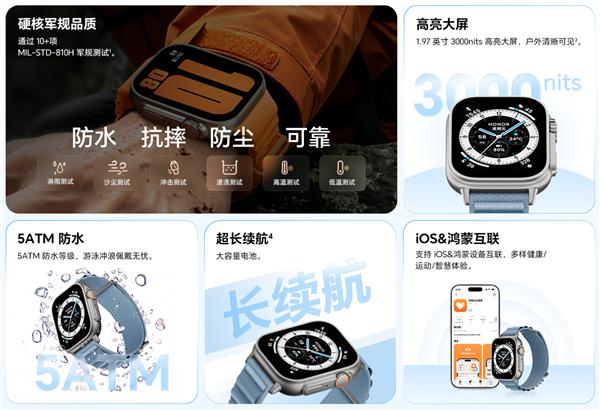 荣耀手表Fit 6上架：3000nits高亮全面屏、支持房颤早搏筛查