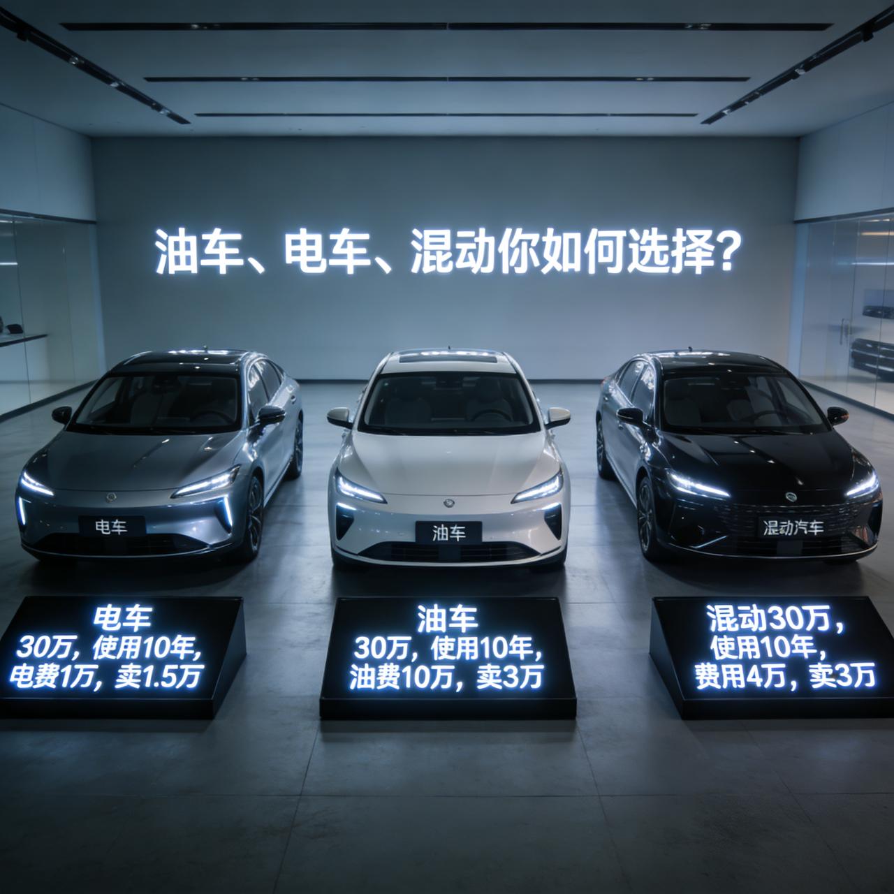 被难住了！油车、纯电车、油电混动，到底买哪种车才好？
曾经无脑燃油车的时代，现在