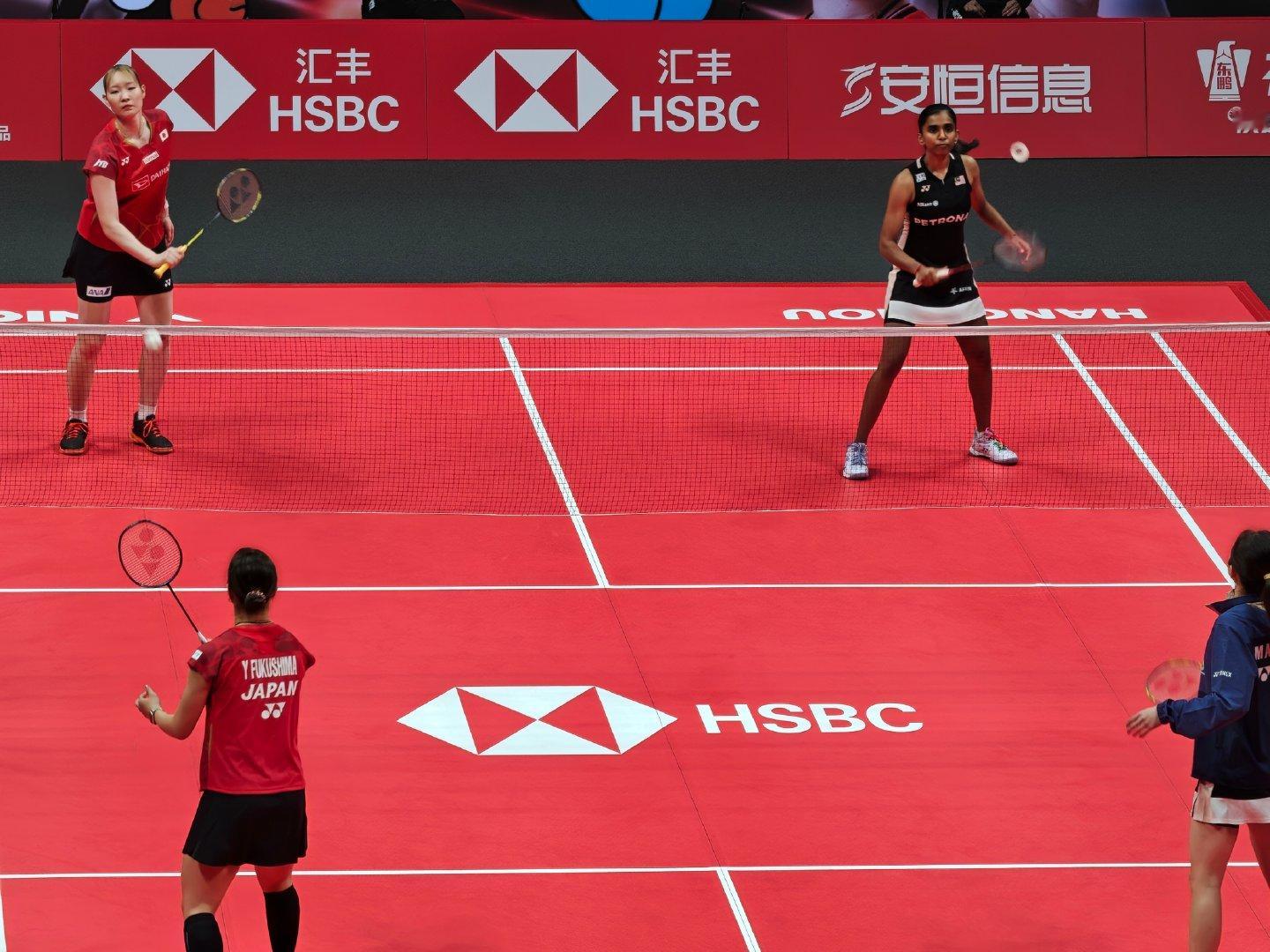 陈康乐/蒂娜🇲🇾 vs 🇯🇵福岛由纪/松本麻佑，女双半决赛马上开始！决胜