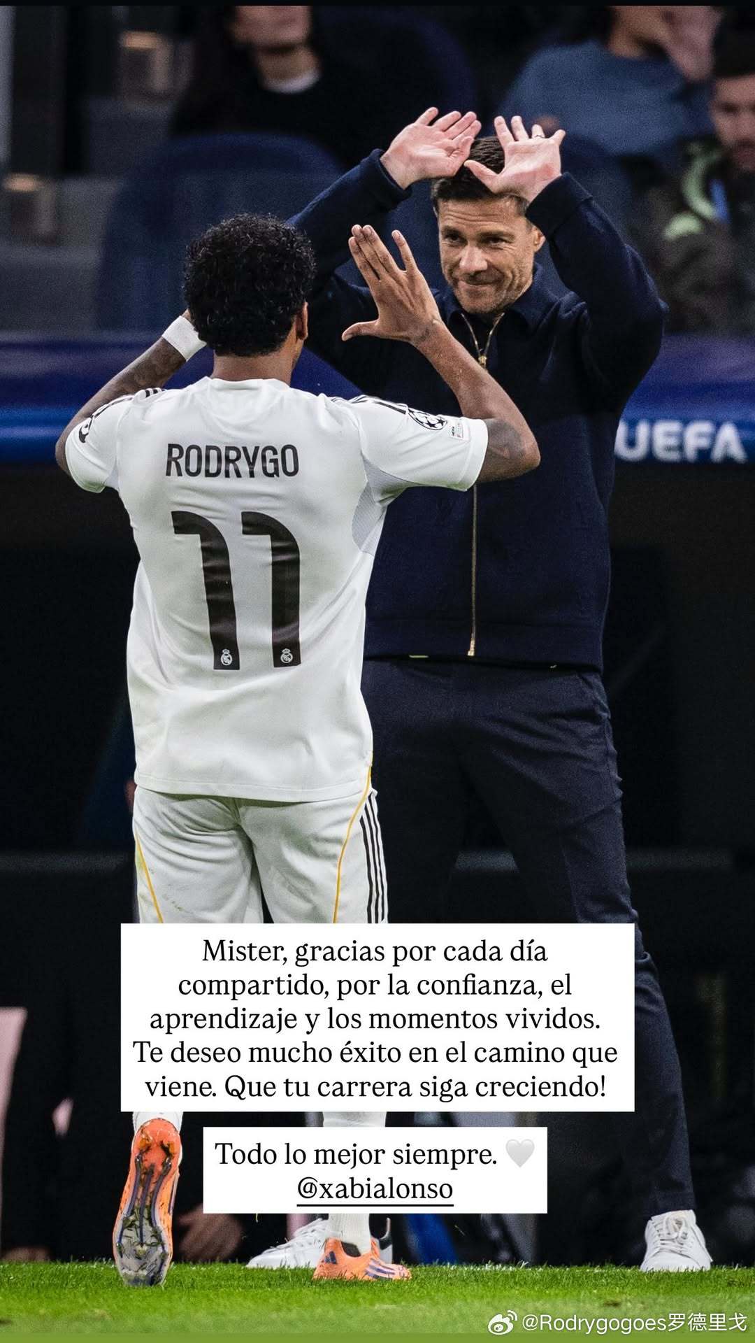 教练，感谢我们共度的每一天，感谢你给予的信任、教会我的东西，还有我们一同经历的时