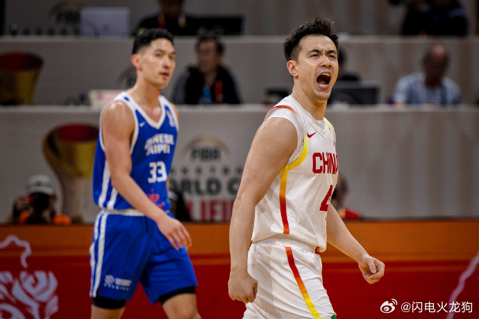 中国男篮险胜中国台北男篮 2连胜！又逆转！ 中国男篮100-93逆转击败中国台北
