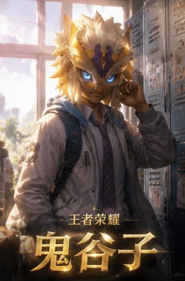 王者荣耀王者英雄校服穿搭王者校园星推官小王高校新热点 鬼谷子是班里最矮的那个，但