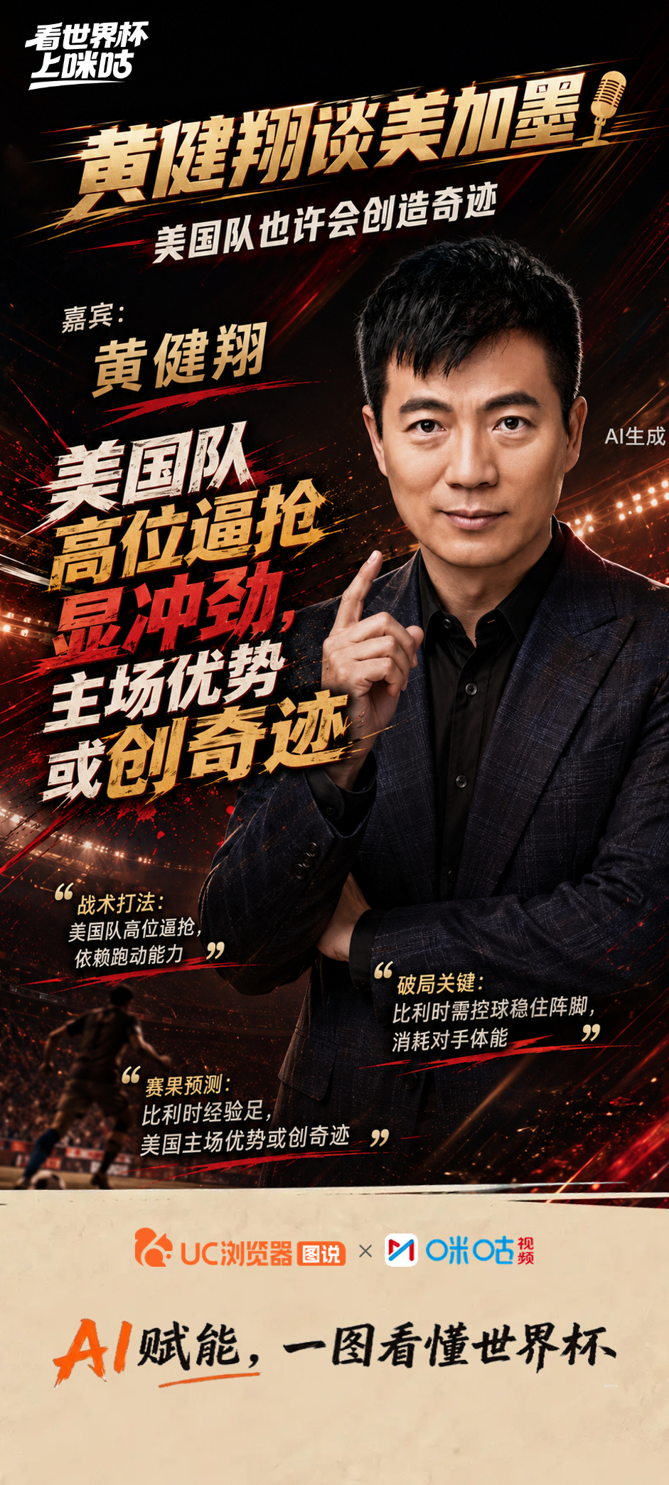 ⚽️《黄健翔谈美加墨》第17期精彩回顾：🎙️ 展望葡萄牙vs西班牙：这场比赛双