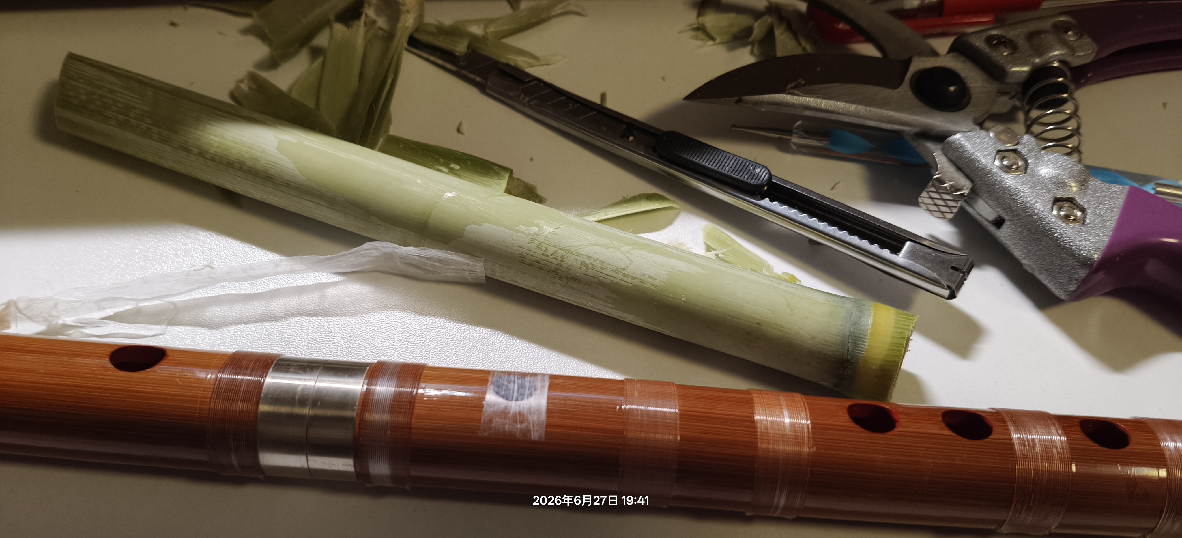 自制笛膜成功已实现笛膜自由 