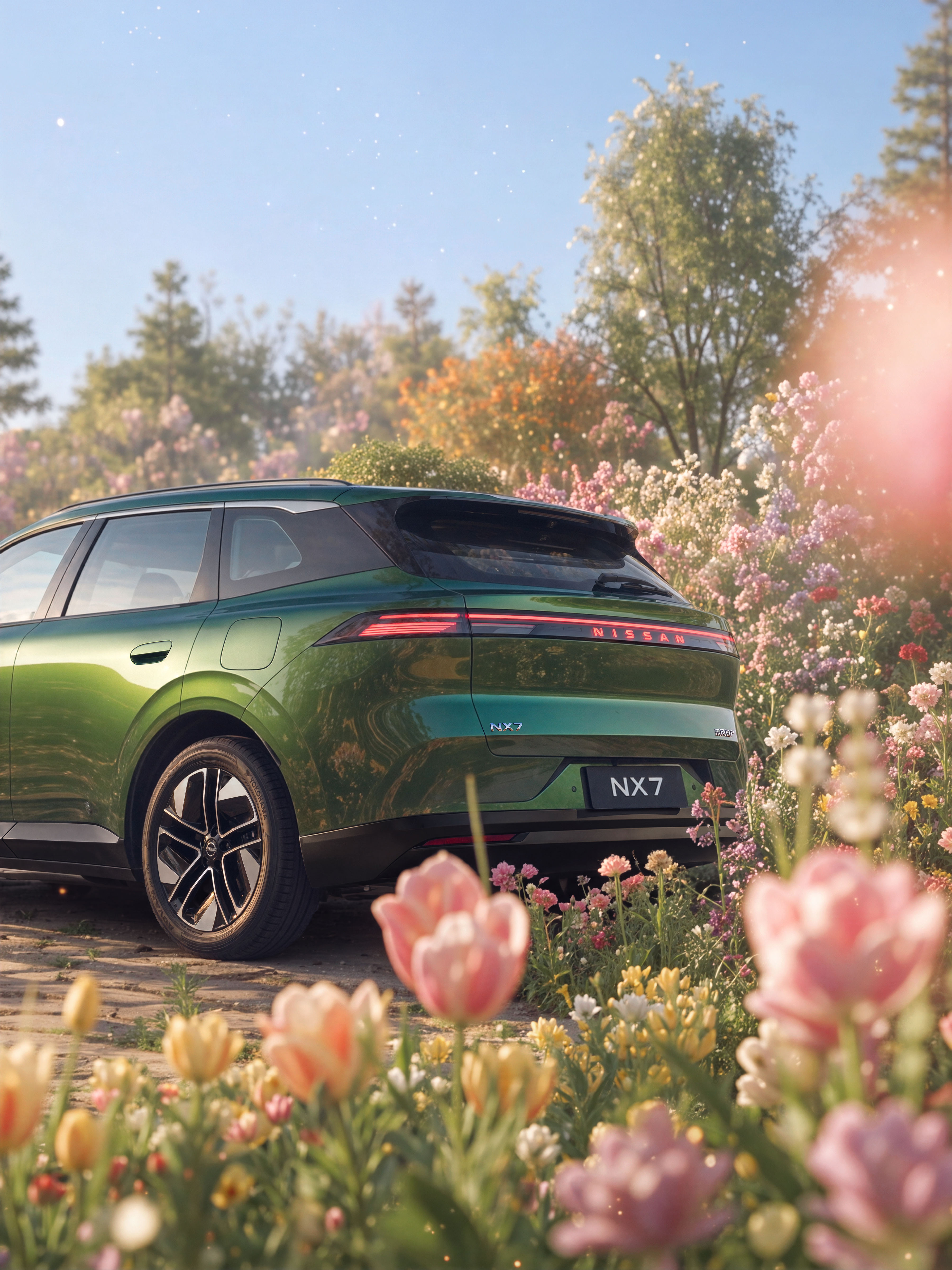 七夕啦，宝子们怎么过？东风日产今天公布了全新SUV车型NX7「爱丽丝花园」看这氛