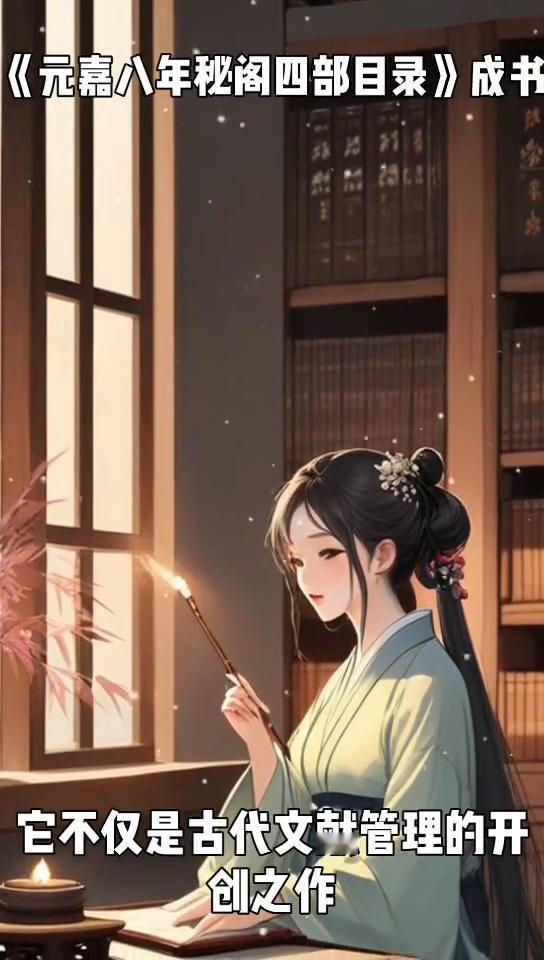 《元嘉八年秘阁四部目录》成书。
你知道中国历史上最早的图书馆目录是什么吗？它不仅