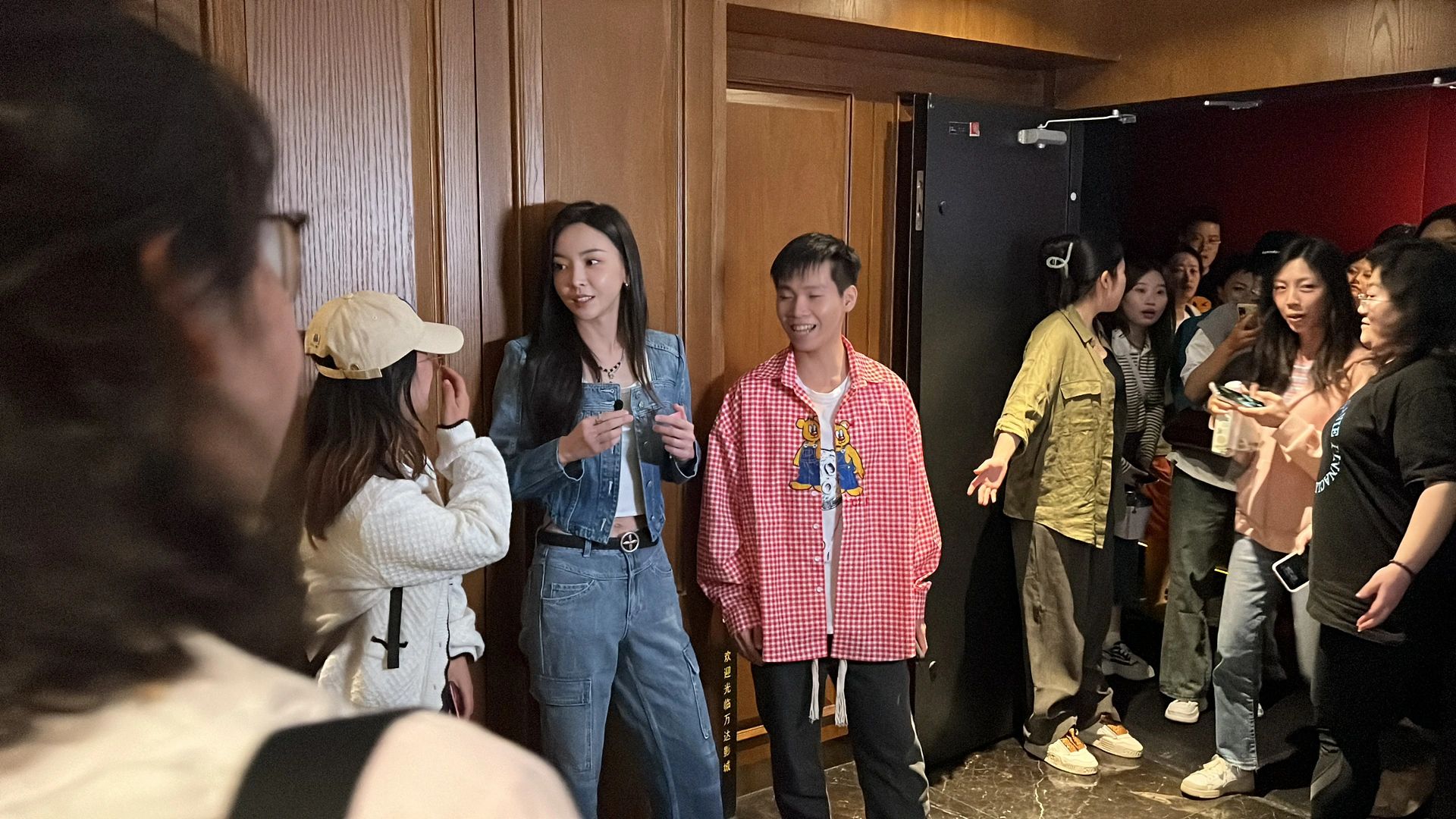 看电影遇上了于文文本人✨好美好瘦啊