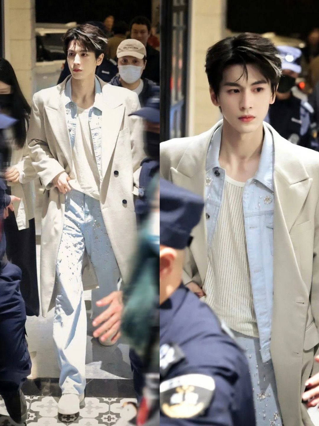“撕漫男本尊在此！快来欣赏一下综艺中张凌赫的绝世美颜......请问老师《开始推...