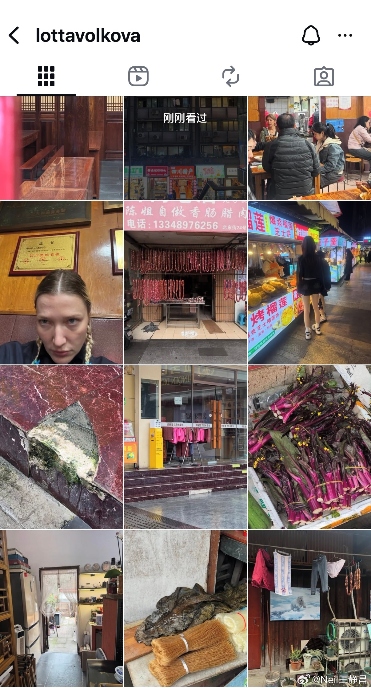 国际知名造型师Lotta Volkova最近来中国后发的Instagram就像我