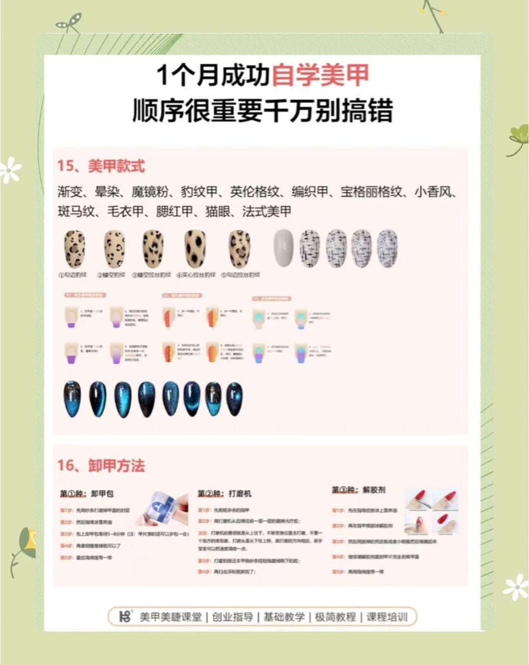 选美甲思路 很多人都想利用业余时间自学美甲，掌握这门新技能。如果你也是其中之一，