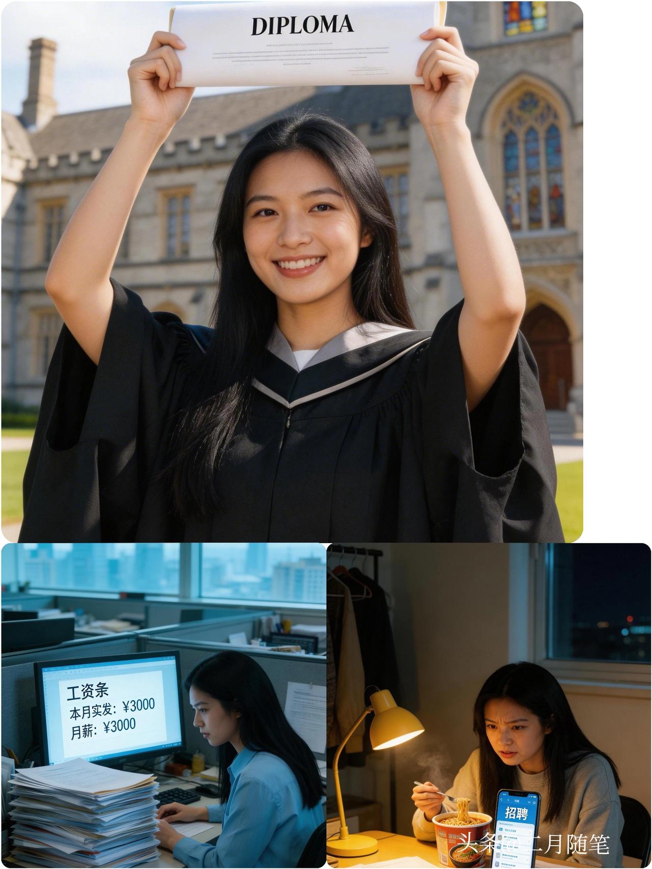 留学花了600万，
如今回国
律所打杂月薪3000元，现实真是太扎心了——

花