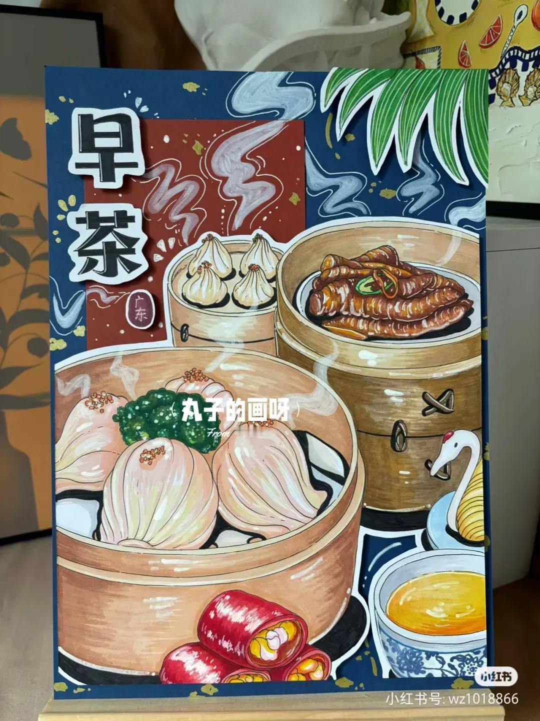 特色美食创意绘画17张，每张都主题都不一样！不要错过了！(图片来自网络，仅作分享