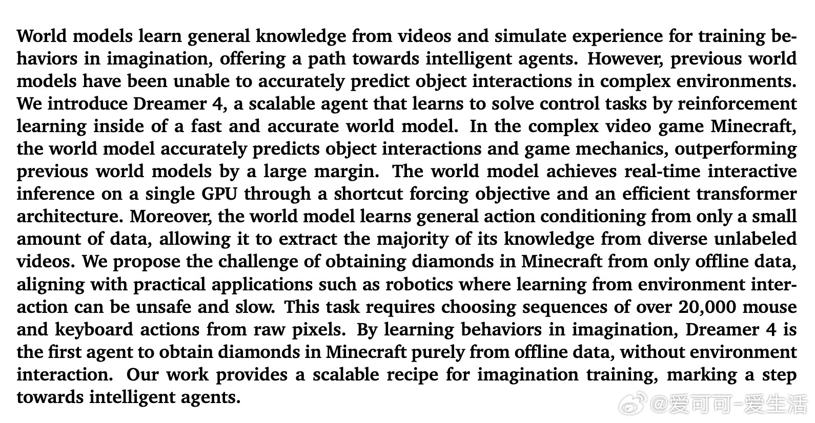 [LG]《Training Agents Inside of Scalable 
