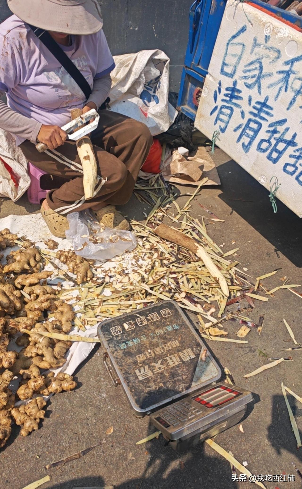 真的很后悔开口让她帮我削皮
真的很后悔开口让她帮我削皮。
路过街边，阿姨说这是自