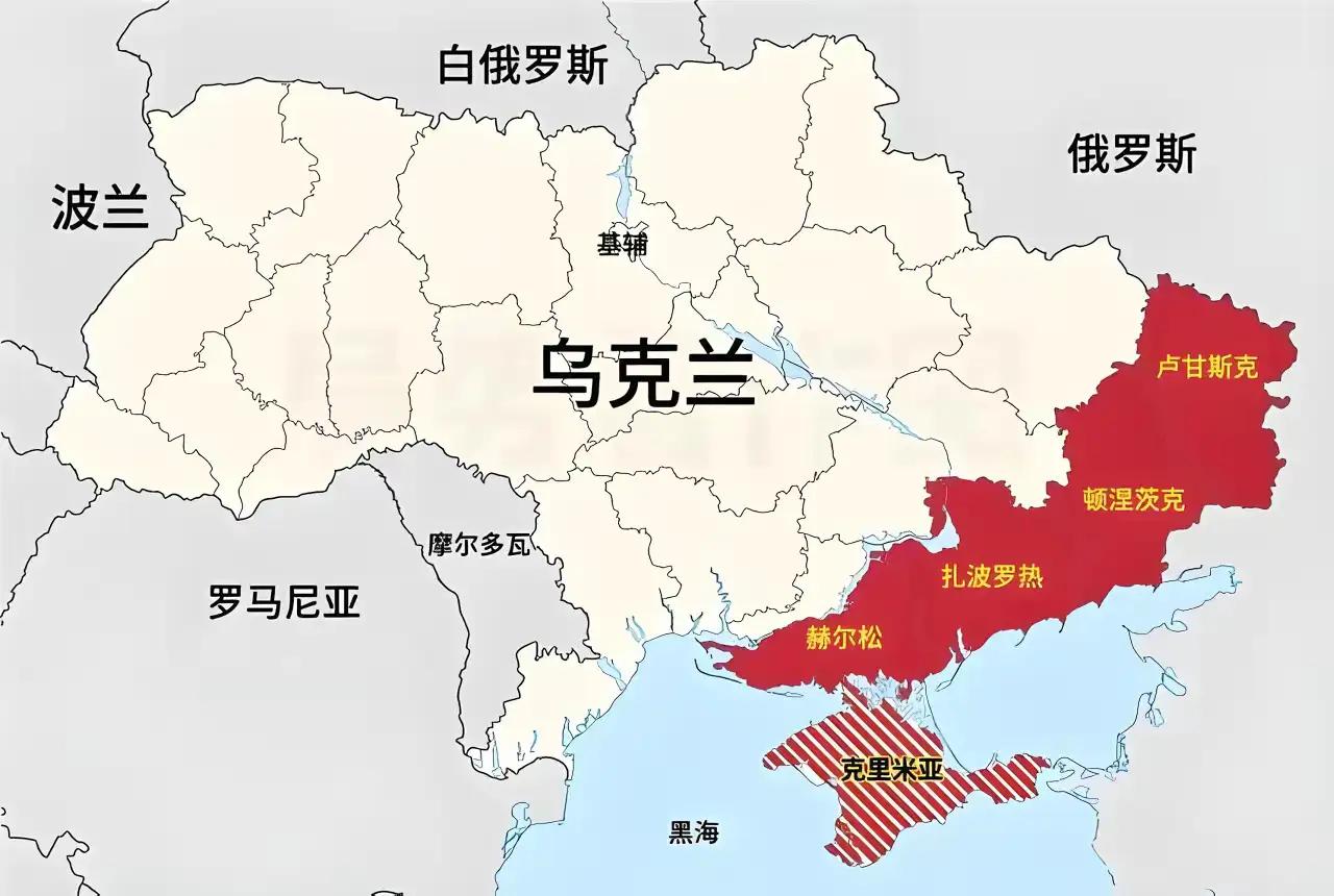 波兰、白俄罗斯和俄罗斯三个国家包围着乌克兰，其中波兰就不用说了，一直是乌克兰最大