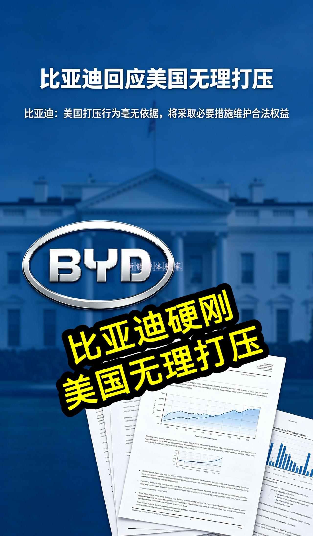 比亚迪硬刚美国国防部！比亚迪硬刚美国国防部！
被乱扣“军工企业”帽子？
比亚迪明