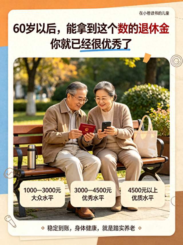 60岁以后，能拿到“这个数”的退休金，你就已经很优秀了