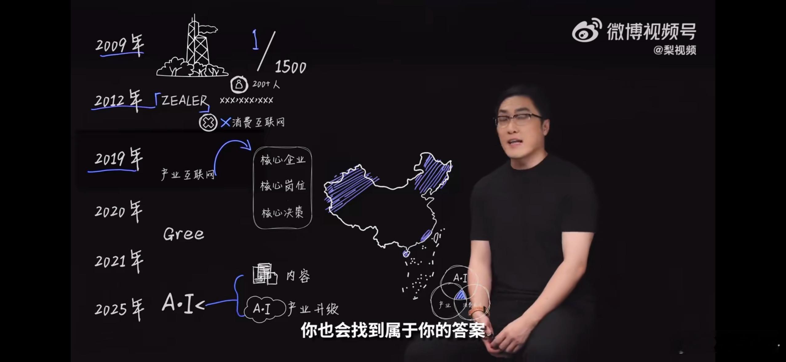 王自如感谢董明珠雷军视频看完了，一个创业者的心路历程。挺多总结和思考。可能以前我