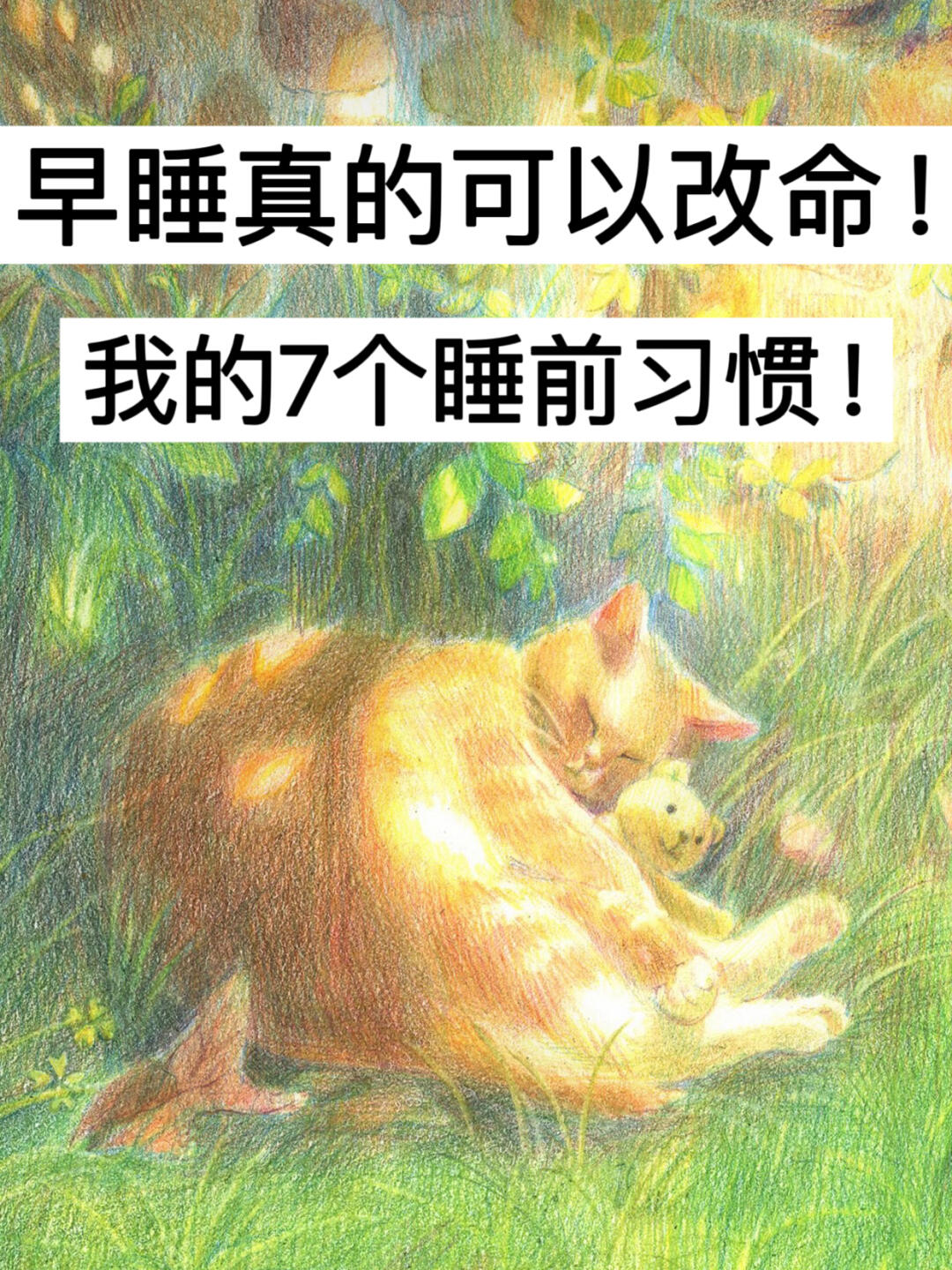 早睡真的可以改命！我的7个睡前习惯！