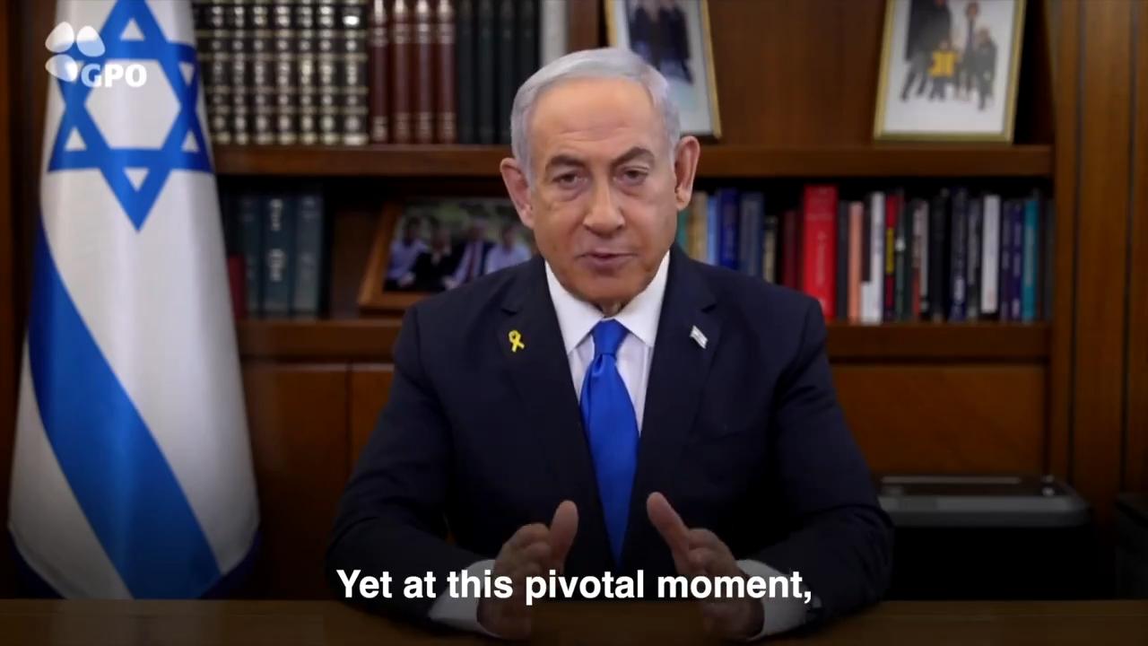 内塔尼亚胡正试图说服伊朗公民发动政变：“伊朗的人民应该知道，以色列与你们同在。”