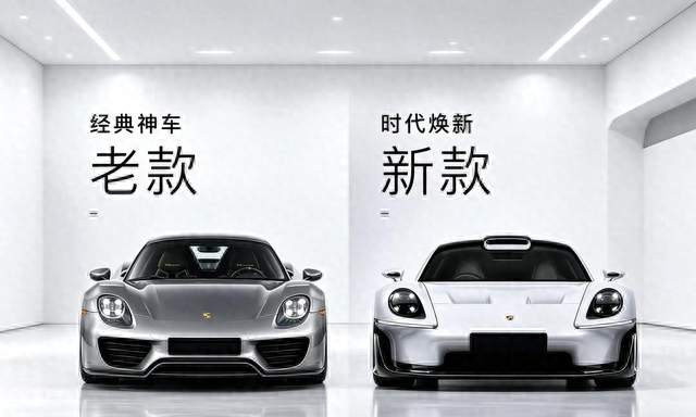 再见918！保时捷新一代神车MissionS登场，新旧两代旗舰外观对比