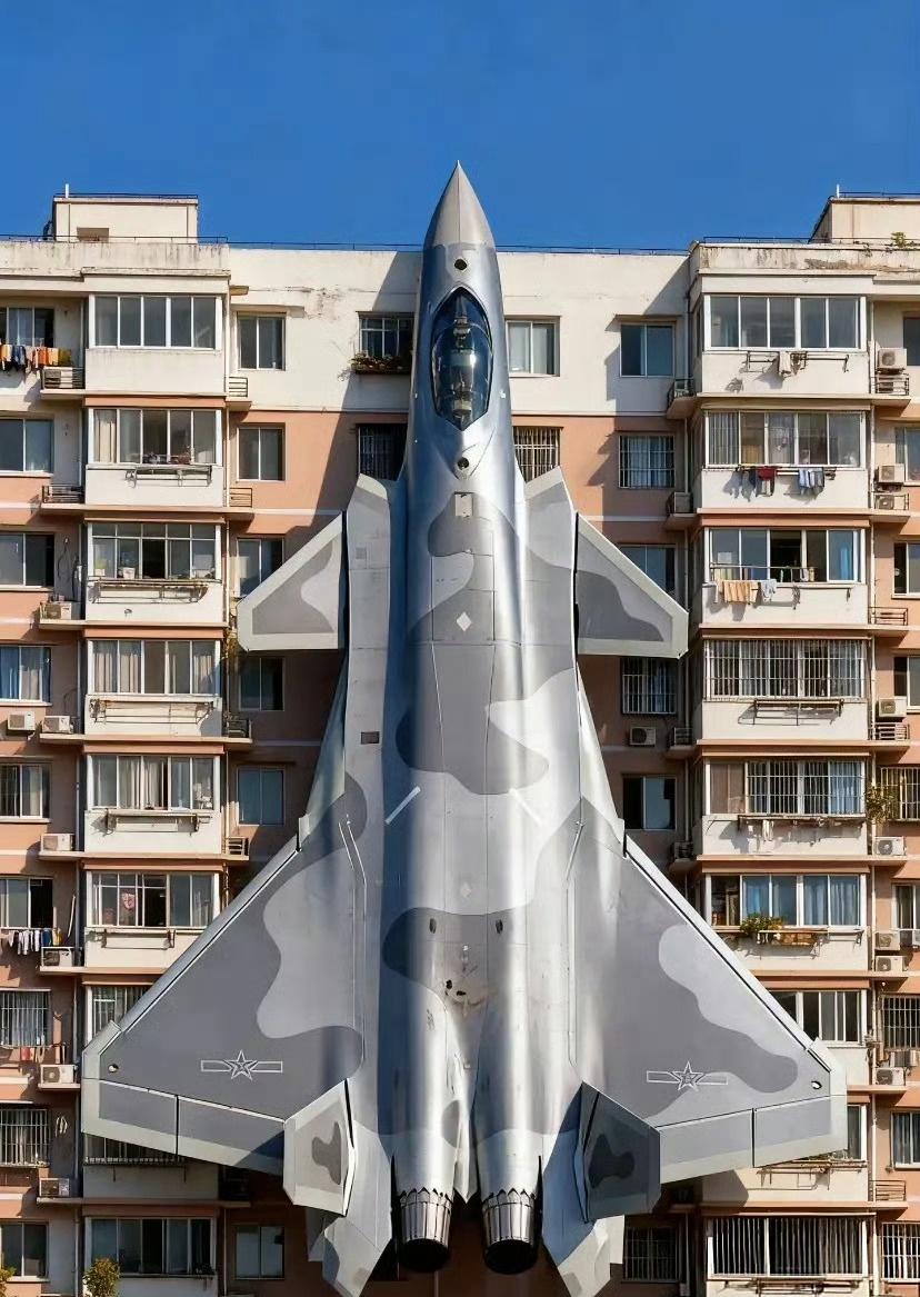 嗯，J-20雀食7层楼高。这次川西游记的下集我近距离多角度拍摄，放在节目里了。大