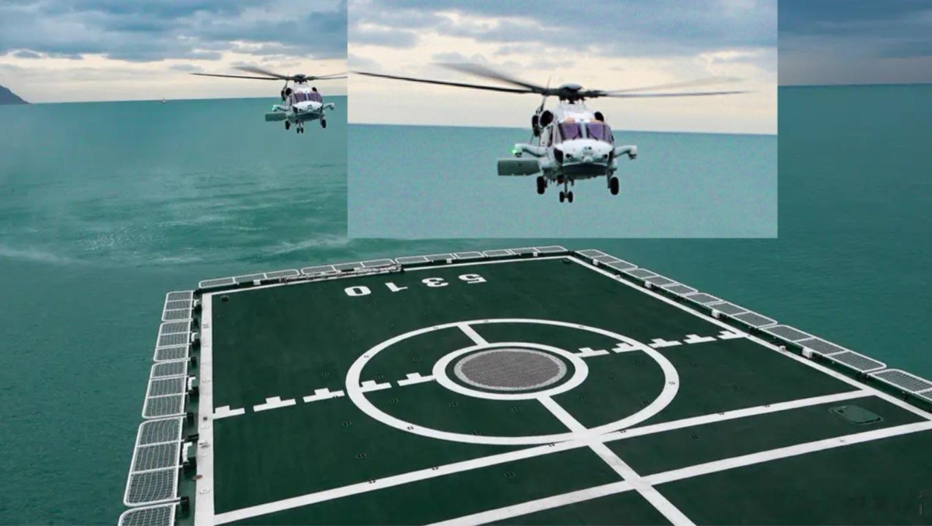 某型Z-20着舰训练。