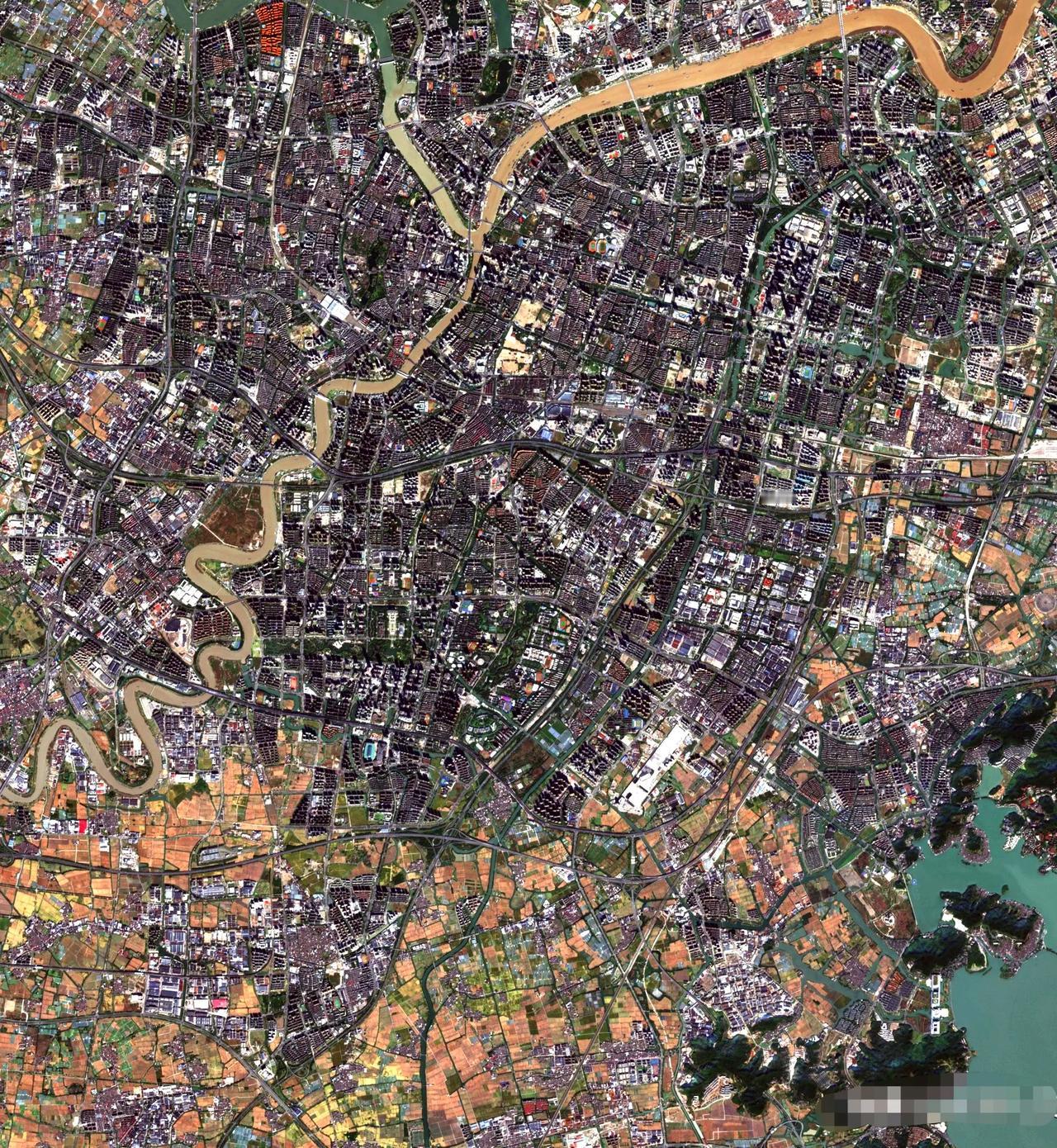 浙江省宁波市最新卫星图（12.08）
