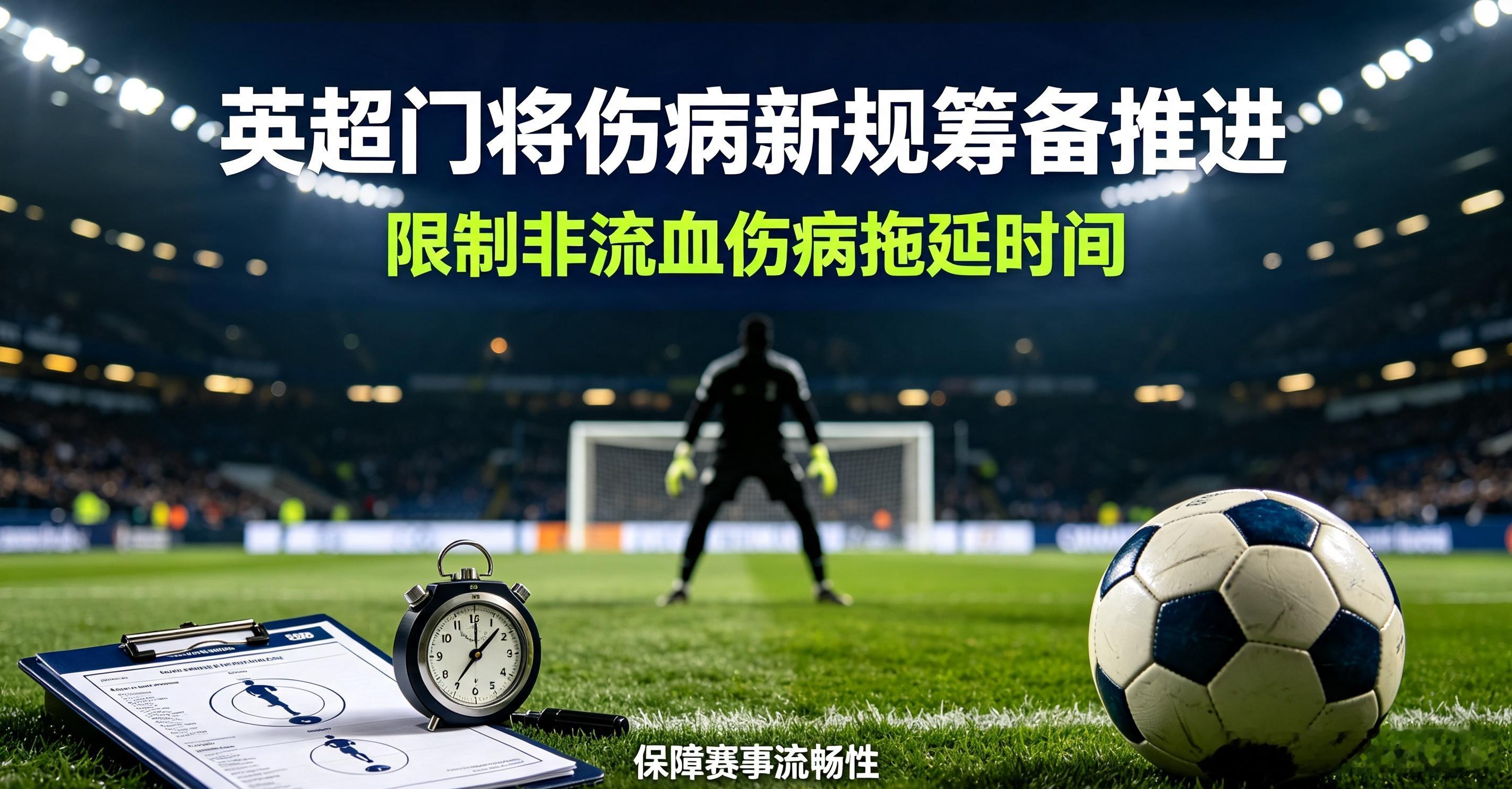 新赛季英超门将伤病新规进入落地筹备阶段，针对门将利用非流血伤病拖延时间作出限制，