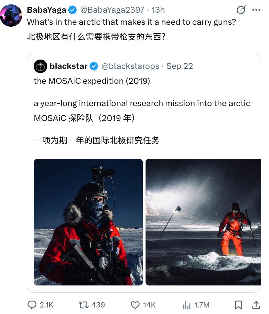 为什么去北极要随身带枪？