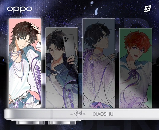 OPPO Reno15系列可以刻LASER和MANTA全员的签名 