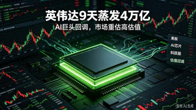 英伟达9天蒸发4万亿！AI巨头大跌，背后原因是什么？
