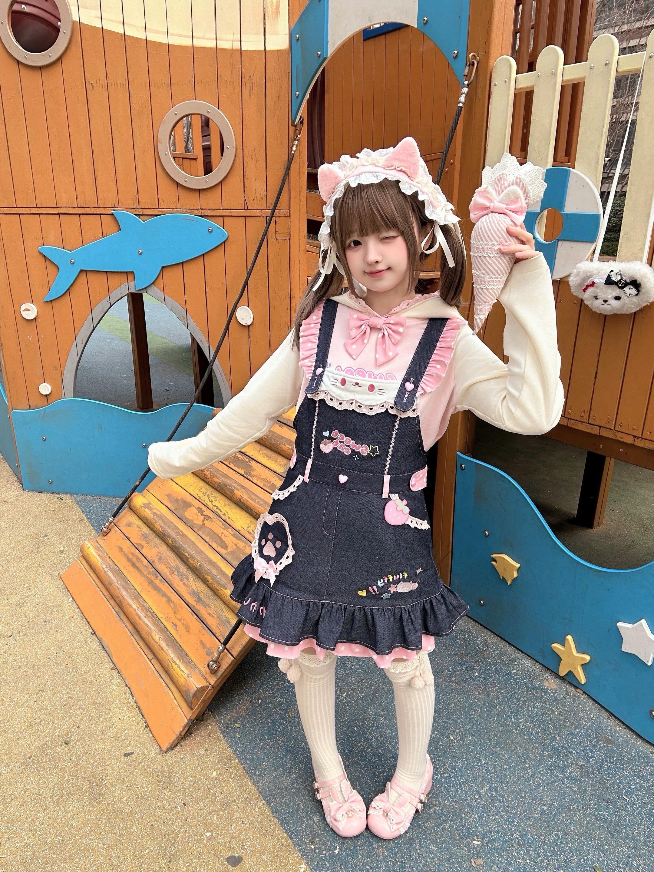 萌妹都爱的背带！