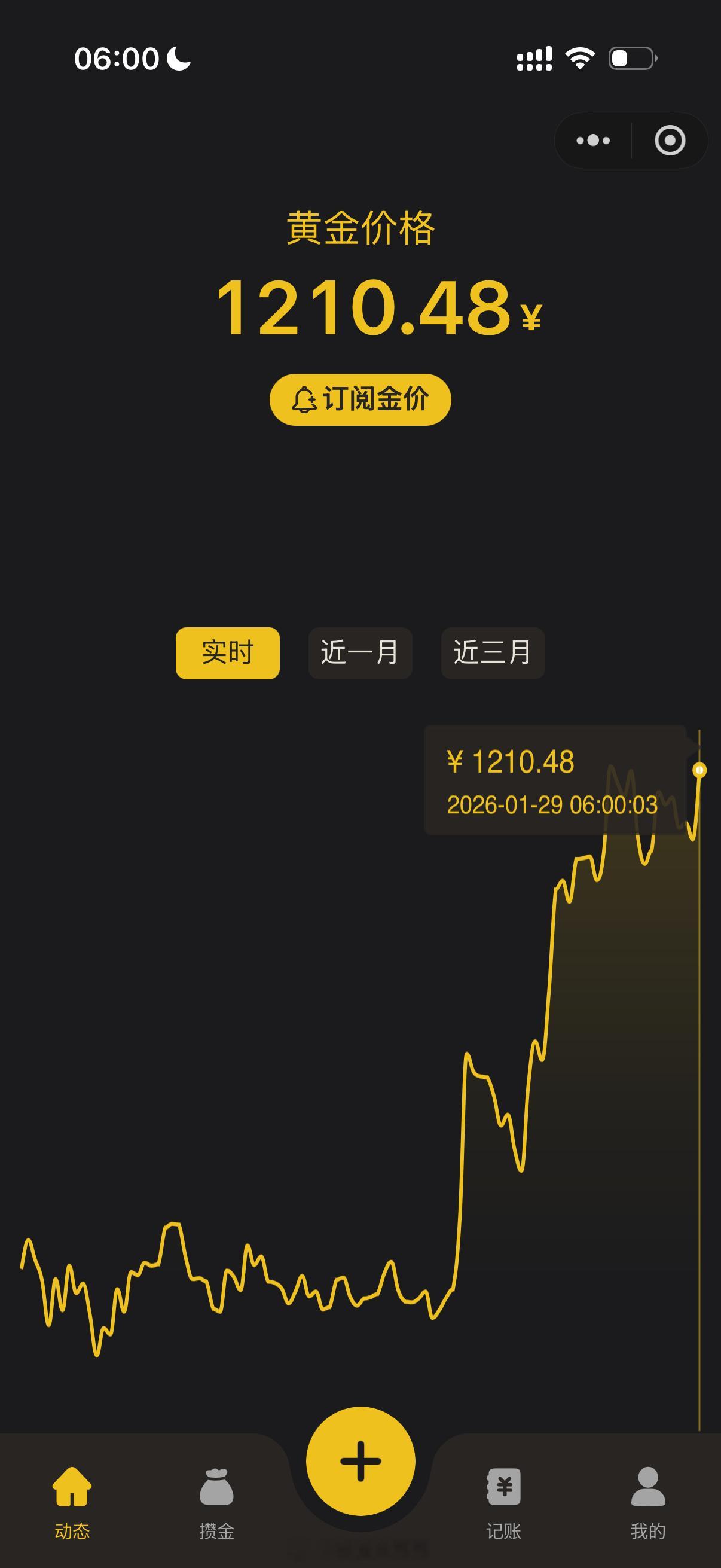 金价波动黄金 咪的天，黄金已经破一千二了！！这怎么天天见证历史啊 