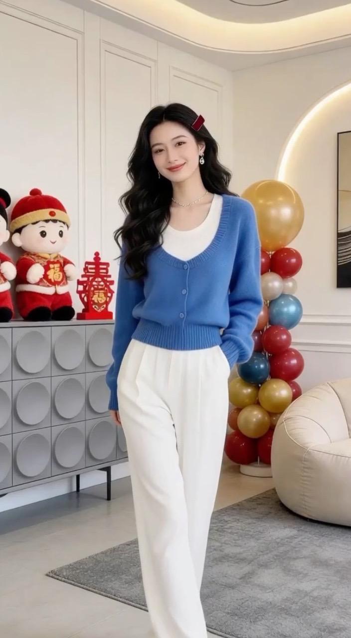 宽松显瘦休闲百搭洋气减龄谁穿谁好看面料柔软舒适