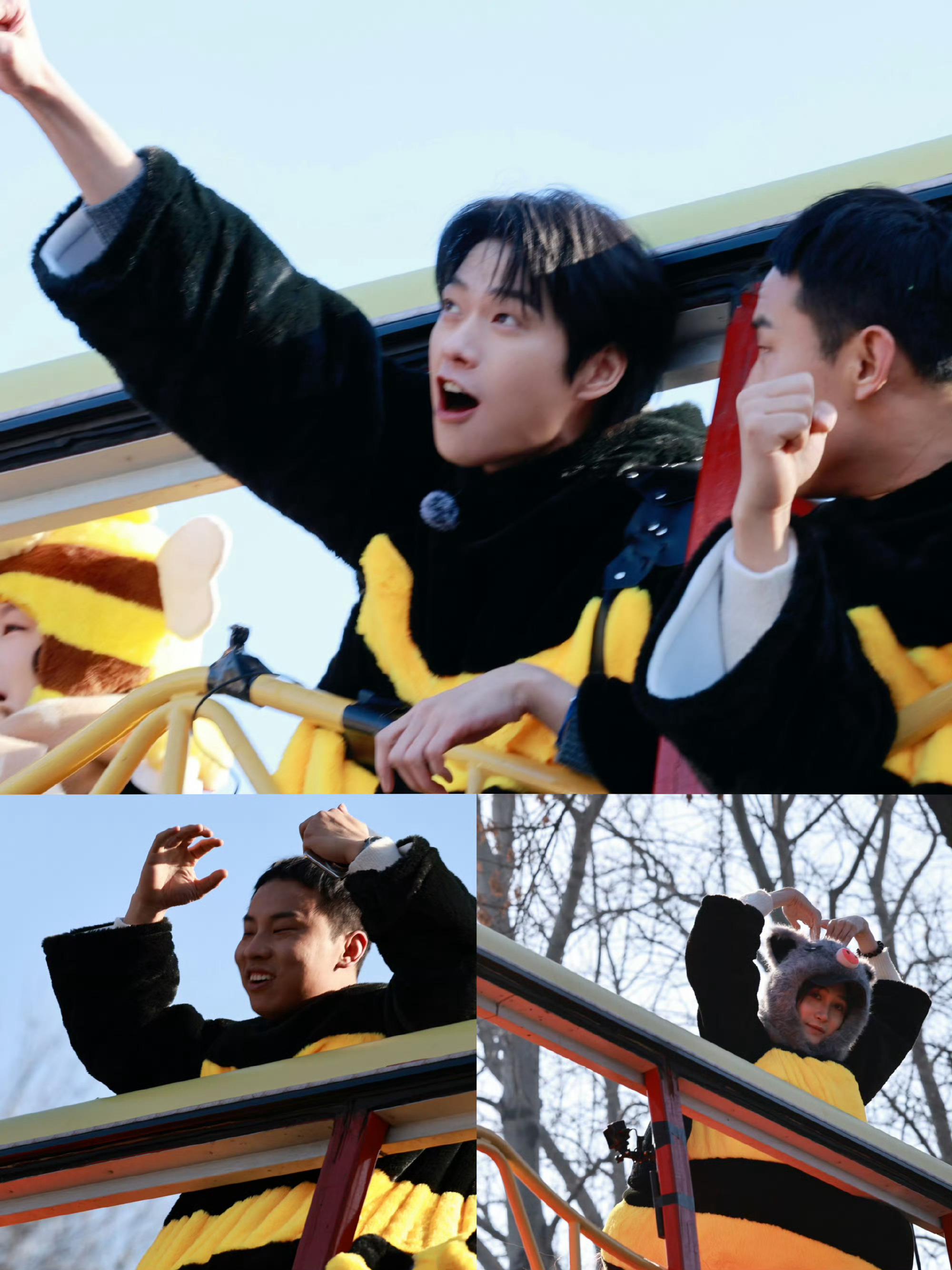 谁家综艺捅了疯窝了 救命！这是什么神仙综艺！开场嘉宾集体化身小蜜蜂，迈着魔性步伐