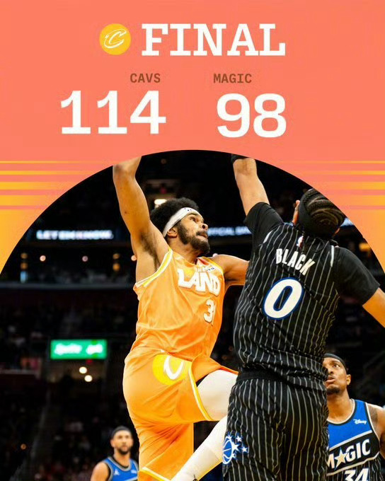 骑士vs魔术骑士nba 喜提四连胜