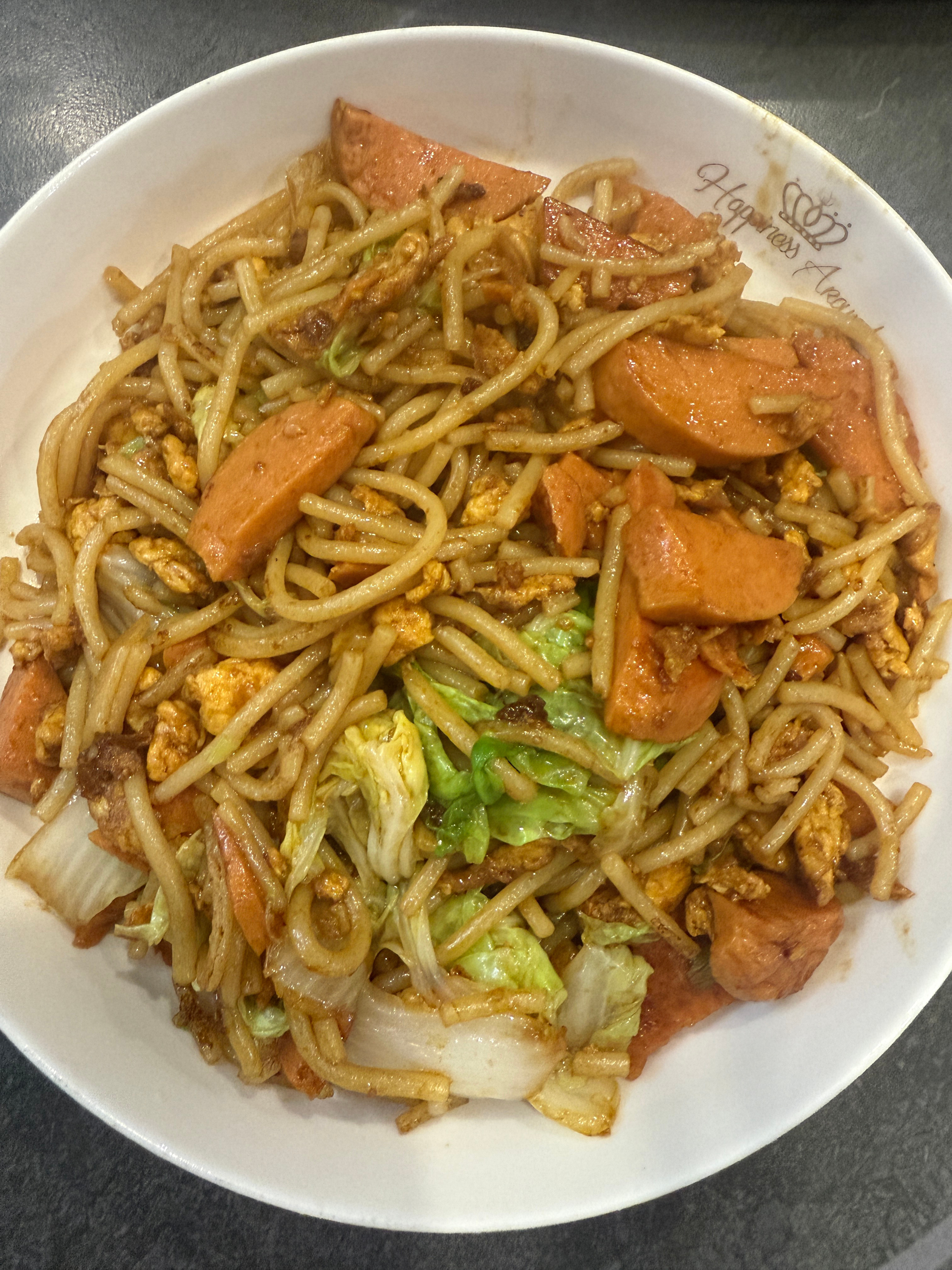 想了一晚上的炒粉 早上起来就吃到！ 