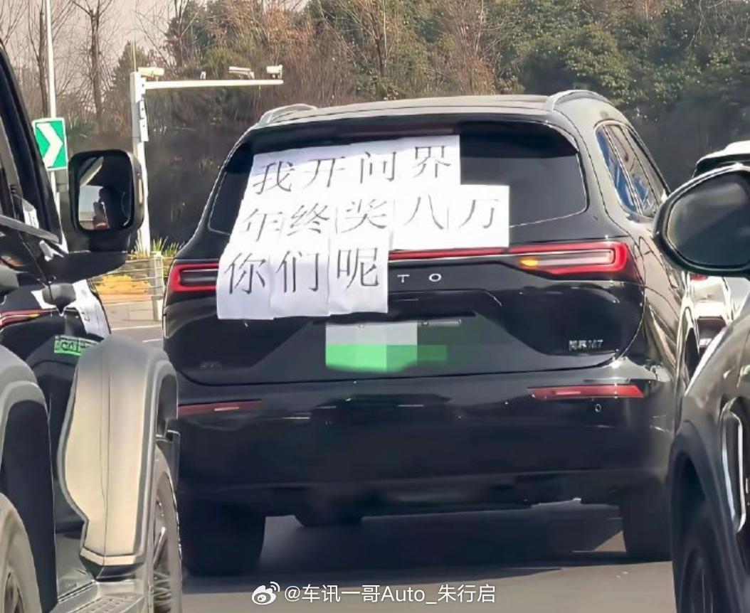开问界的人还是挺招摇的不知道这位车主算不算实力派