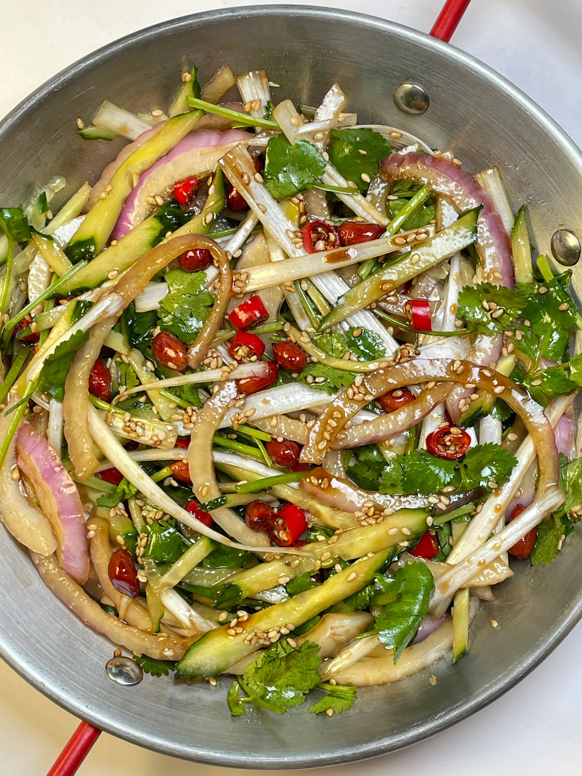我滴麻…这凉拌菜太解腻了！！