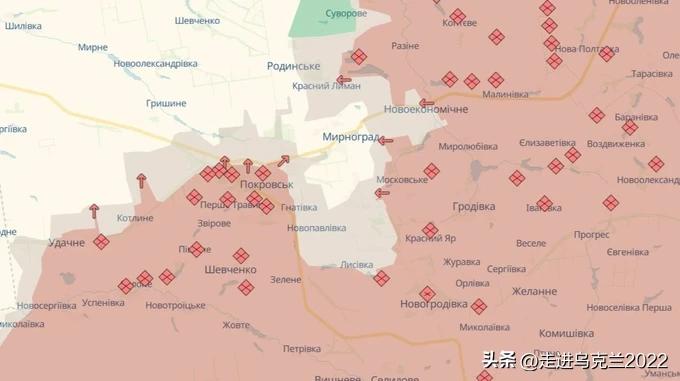 乌克兰守军报告，波克罗夫斯克和米尔诺赫拉德并未被包围

空降突击部队报告称，波克