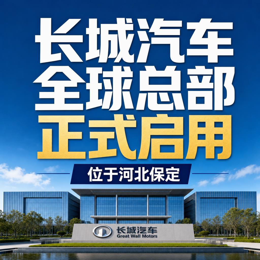 长城汽车全球总部启用 释放三大发展信号
保定，这座城市再次因为长城汽车被推到聚光