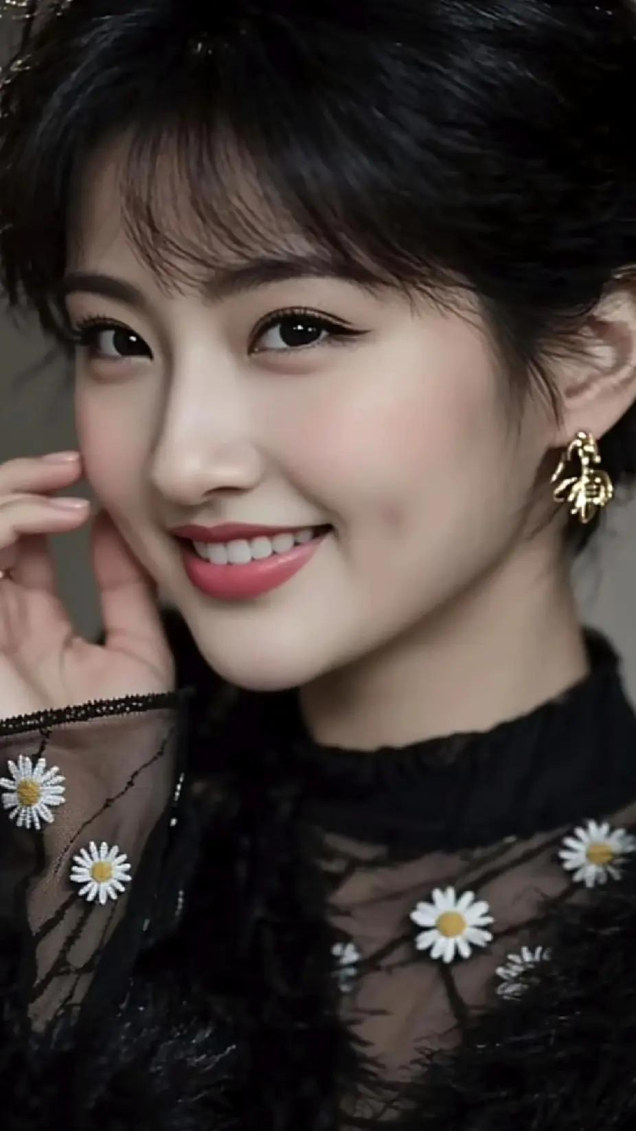 优雅黑纱连衣裙，搭配精致耳环，散发迷人魅力！🌸✨🌸