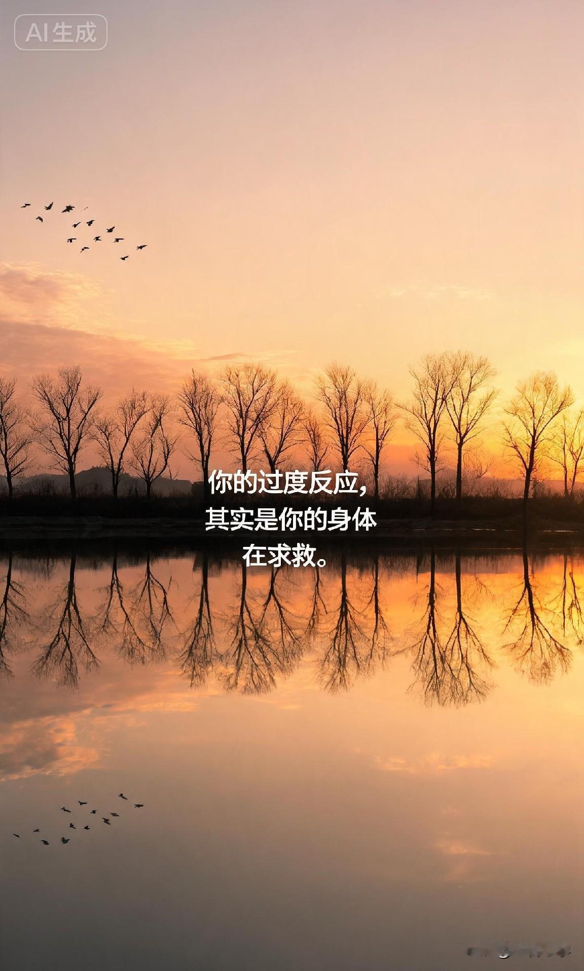 你的过度反应，其实是你的身体在求救。

你一定见过这样的人，或者在某些时刻，自己
