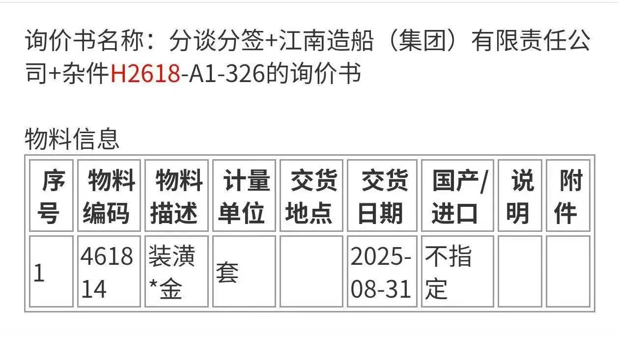 “福建”舰果然8月不会服役，9.3附近现在是最大的可能。
江南船厂给“福建”舰又