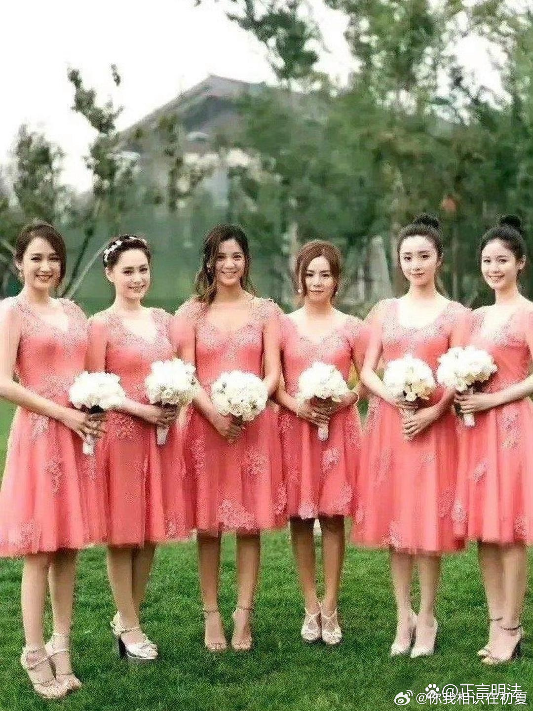 陈妍希当年的伴娘团可以算是伴娘界的天花板了吧 ​​​