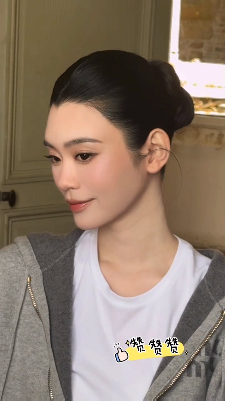 奚梦瑶头型好美奚梦瑶头型好优越妈妈我也想要圆头奚梦瑶晒照感谢婆婆